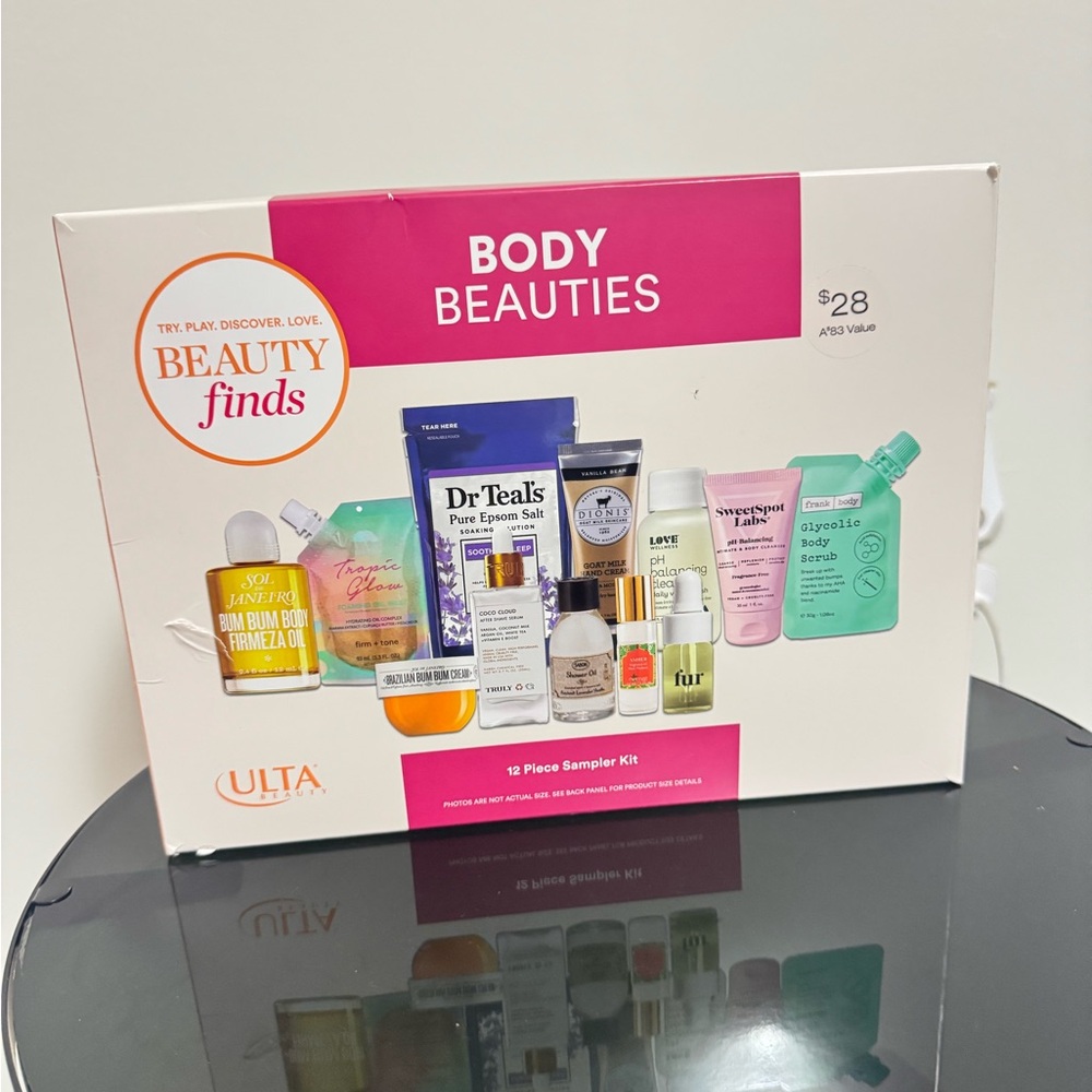 Ulta Beauty Body Beauties Sampler Kit - Pink and White
